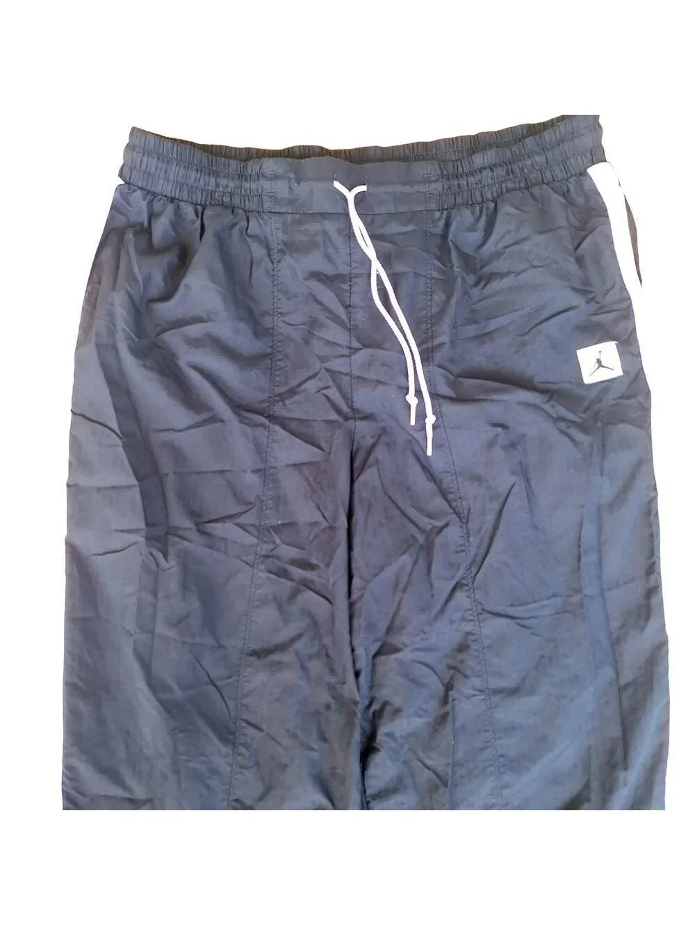 Jordan XXL Track Pants Black White Stripe Side Zipper Bottoms Mens